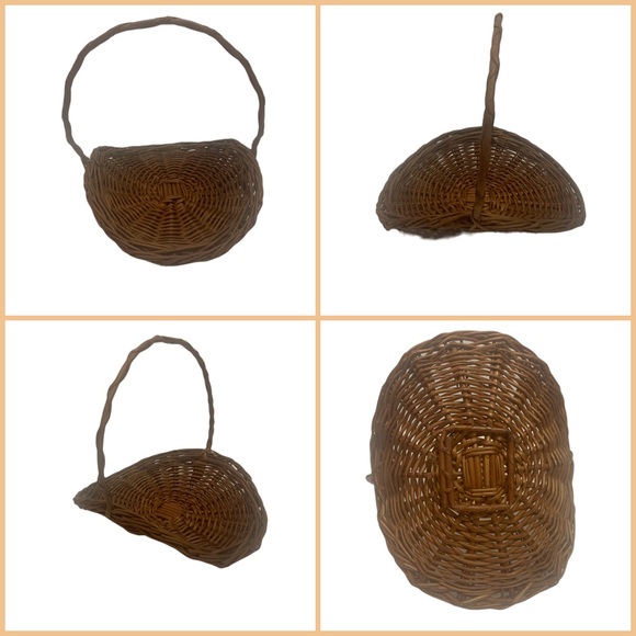 Vintage 70’s MCM Boho Farmhouse Gathering Baskets - Picture 13 of 14